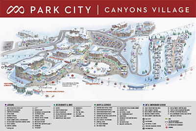 Canyons Village Map
